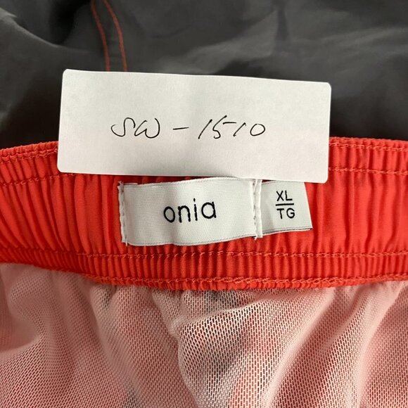Onia Calder Swim Trunks Shorts Colorblock‎ Multicolored Nylon Men's XL - Picture 2 of 9